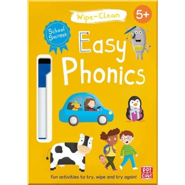 Pat-a-cake School Success: Wipe-Clean Easy Phonics. Tom Heard, Katie Woolley. ISBN:9781526380876
Pat-a-cake School Success: Wipe-Clean Easy Phonics. Tom Heard, Katie Woolley. ISBN:9781526380876
