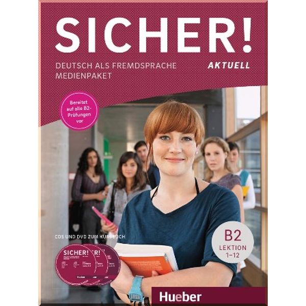 Sicher! Aktuell B2 Medienpaket (2 Audio-CDs und 2 DVDs zum Kursbuch) Lektion 1-12. Susanne Schwalb, Dr. Michaela Perlmann-Balme. ISBN:9783193312075
Sicher! Aktuell B2 Medienpaket (2 Audio-CDs und 2 DVDs zum Kursbuch) Lektion 1-12. Susanne Schwalb, Dr. Michaela Perlmann-Balme. ISBN:9783193312075