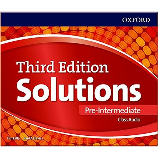 Solutions Third Edition Pre-Intermediate Class Audio. Tim Falla, Paul A. Davies. ISBN:9780194510677
Solutions Third Edition Pre-Intermediate Class Audio. Tim Falla, Paul A. Davies. ISBN:9780194510677