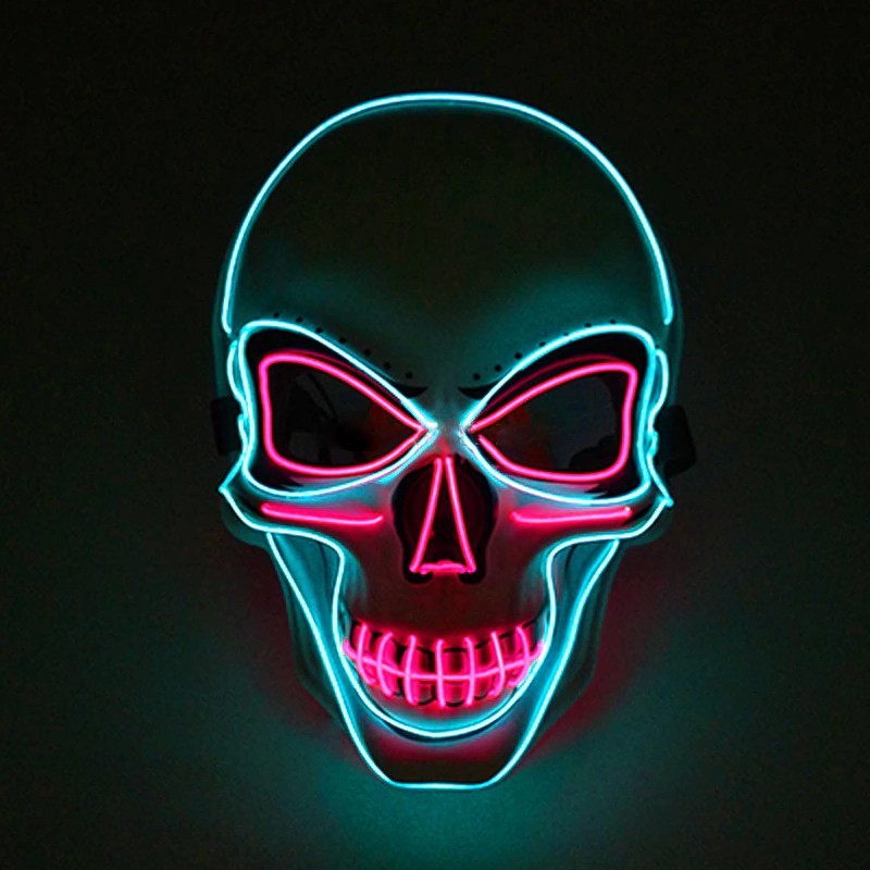 Светящаяся маска Led Mask Skull неоновая маска с подсветкой в виде черепа, для косплей и хэллоуин
Светящаяся маска Led Mask Skull неоновая маска с подсветкой в виде черепа, для косплей и хэллоуин