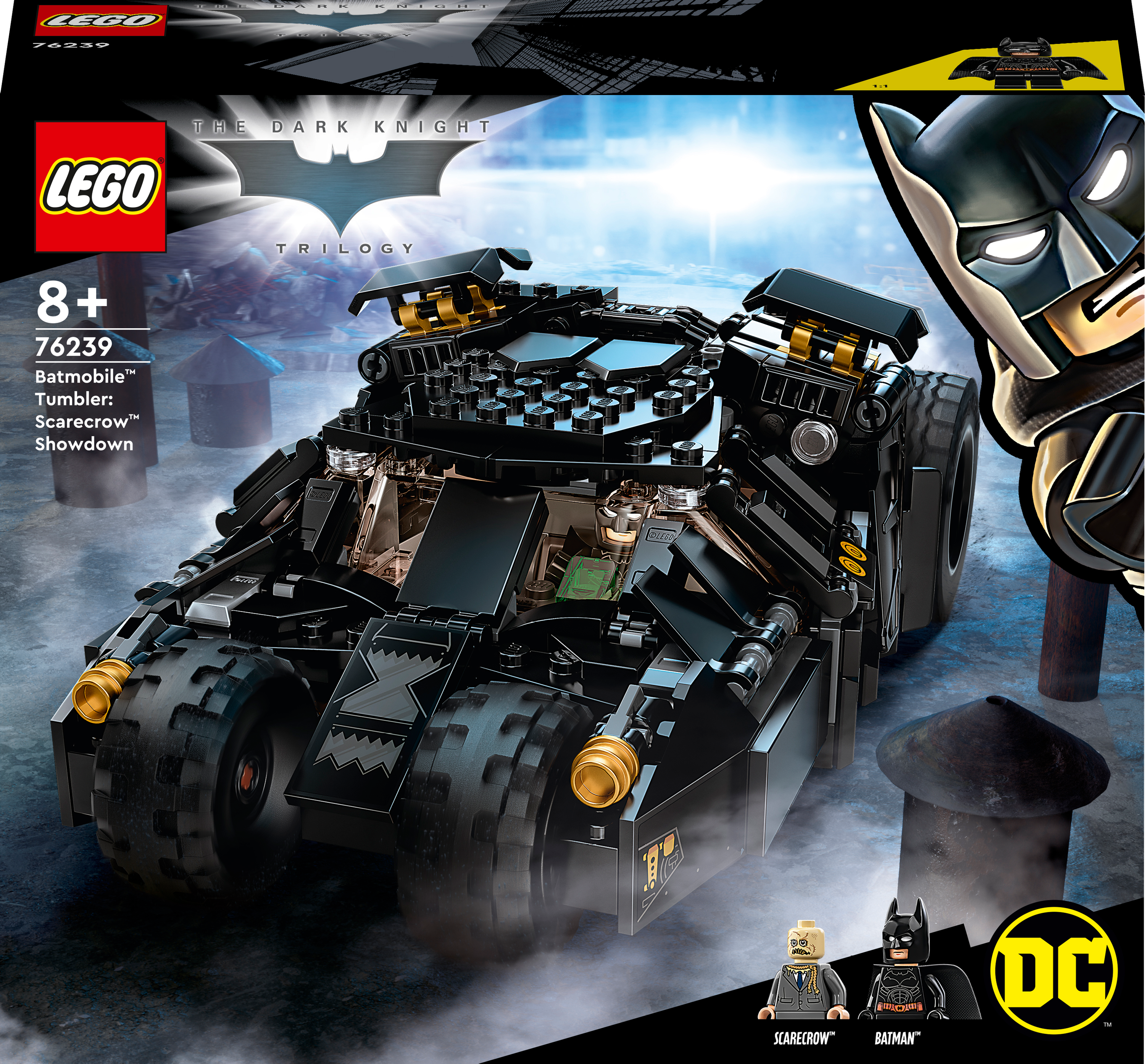 Конструктор LEGO Super Heroes DC Бэтмобиль «Тумблер»: схватка с Пугалом 422 детали (76239)
Конструктор LEGO Super Heroes DC Бэтмобиль «Тумблер»: схватка с Пугалом 422 детали (76239)