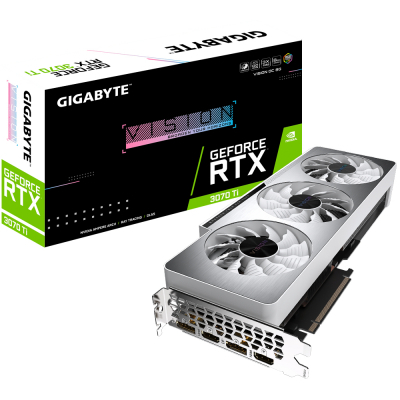 Видеокарта Gigabyte GeForce RTX3070Ti 8Gb VISION OC (GV-N307TVISION OC-8GD 1.0)
Видеокарта Gigabyte GeForce RTX3070Ti 8Gb VISION OC (GV-N307TVISION OC-8GD 1.0)