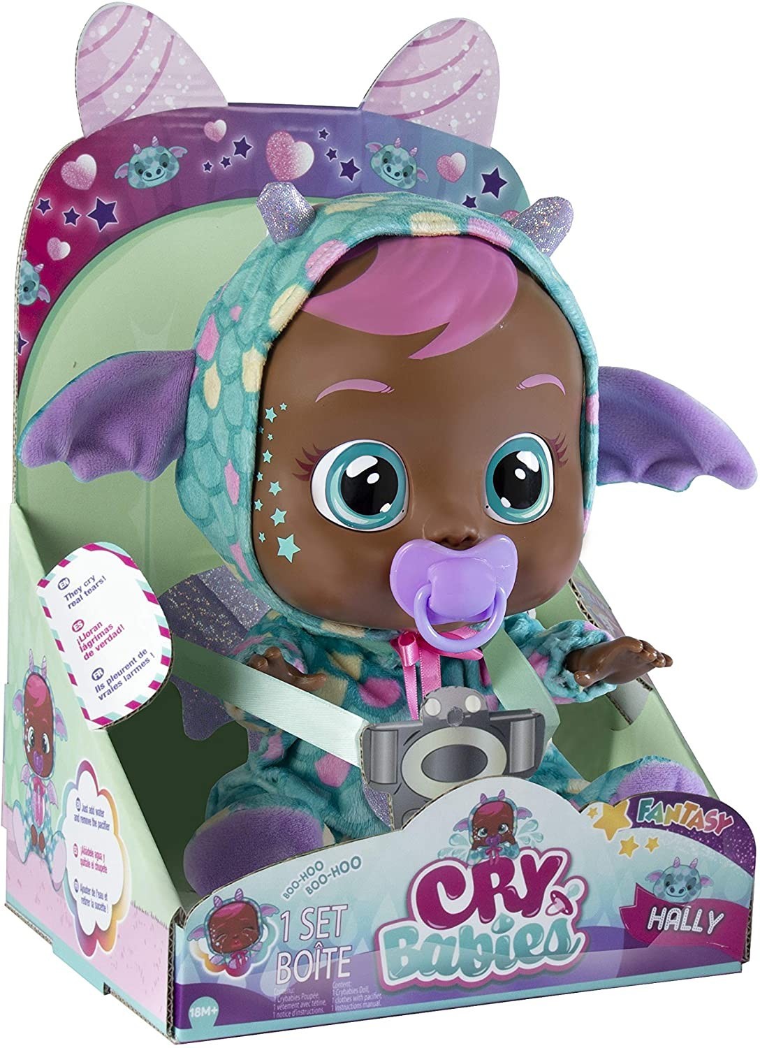 Інтерактивна лялька IMC Toys Cry Babies Hally The Dragon Doll Плакса Дракончик 31 см (B07P7YNVZS)
Інтерактивна лялька IMC Toys Cry Babies Hally The Dragon Doll Плакса Дракончик 31 см (B07P7YNVZS)