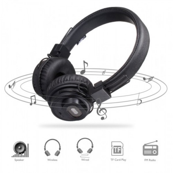 Беспроводные наушники NIA X5S Pro до 12 часов работы Bluetooth, МР3, FM, встроенная колонка Black (45961-IM)
Беспроводные наушники NIA X5S Pro до 12 часов работы Bluetooth, МР3, FM, встроенная колонка Black (45961-IM)