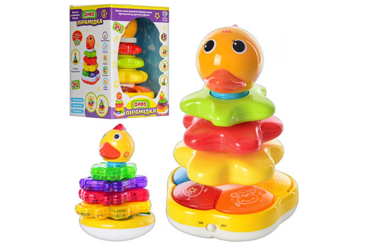 Детская интерактивная чудо пирамидка LIMO TOY игрушка с музыкой и светом матовая(GS - 555)
Детская интерактивная чудо пирамидка LIMO TOY игрушка с музыкой и светом матовая(GS - 555)
