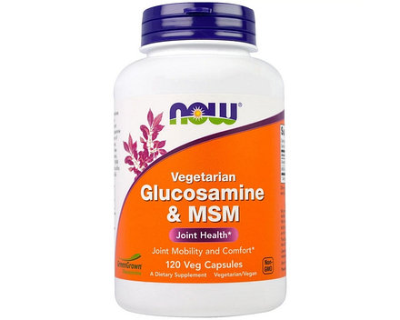 Препараты для восстановления суставов и связок Now Foods Vegetarian Glucosamine & MSM 120 вег. капсул (446477)
Препараты для восстановления суставов и связок Now Foods Vegetarian Glucosamine & MSM 120 вег. капсул (446477)