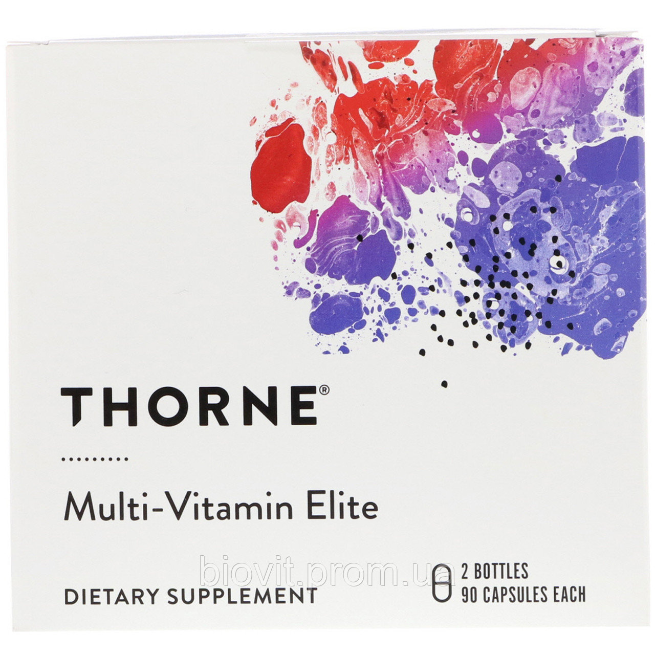 МультиВитамины и минералы Элит Thorne Research Multi-Vitamin Elite AM & PM 2 баночки по 90 капсул (446195)
МультиВитамины и минералы Элит Thorne Research Multi-Vitamin Elite AM & PM 2 баночки по 90 капсул (446195)