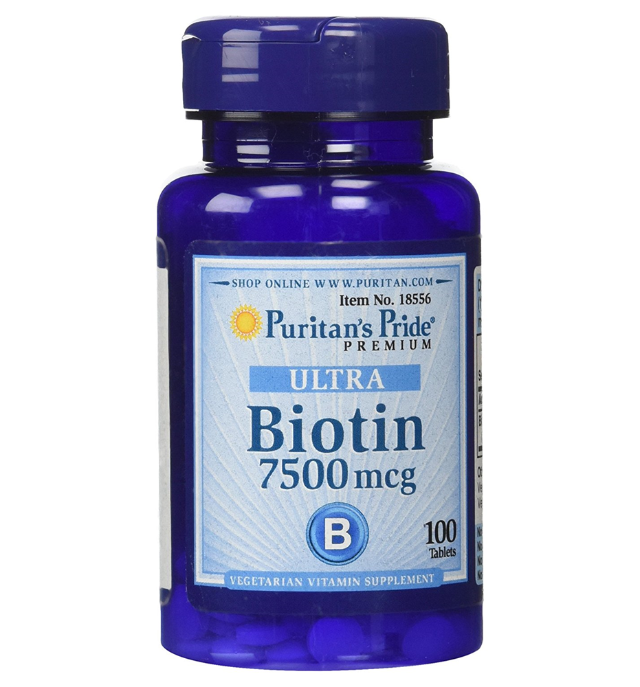 Витамины и минералы для кожи, ногтей и волос Биотин Puritans Pride Biotin 7500 мкг 100 таблеток (444658)
Витамины и минералы для кожи, ногтей и волос Биотин Puritans Pride Biotin 7500 мкг 100 таблеток (444658)