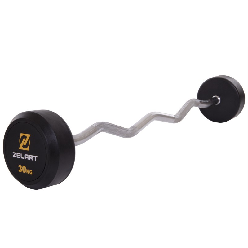 Штанга фиксированная изогнутая обрезиненная Zelart Rubber Coated Barbell 30 кг, код: TA-2687-30-S52
Штанга фиксированная изогнутая обрезиненная Zelart Rubber Coated Barbell 30 кг, код: TA-2687-30-S52