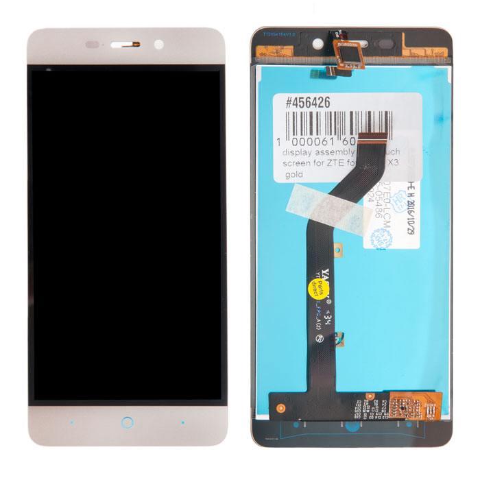 Дисплей для мобильного телефона ZTE Blade X3/A452/T620/Q519T, белый, с тачскрином, ORIG
Дисплей для мобильного телефона ZTE Blade X3/A452/T620/Q519T, белый, с тачскрином, ORIG