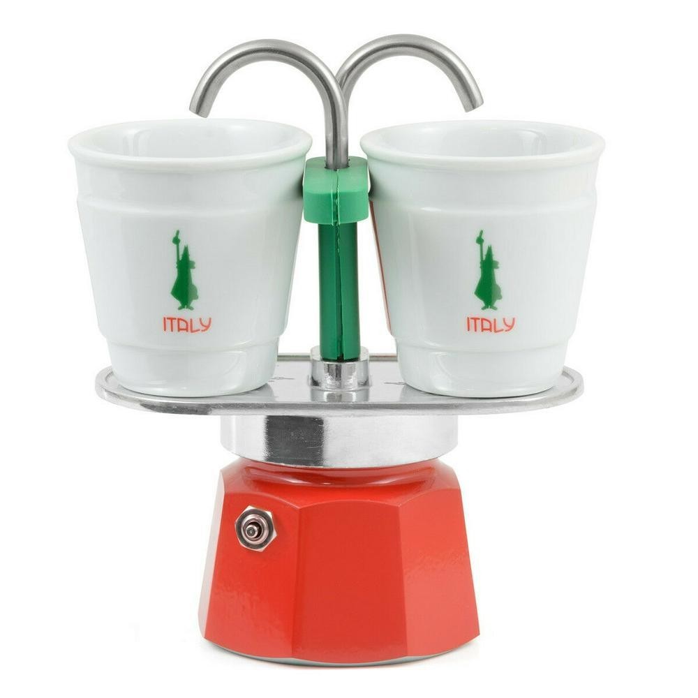 Подарочный набор Bialetti Set Italy: гейзерная кофеварка Mini Express (2 cup) + 2 кофейных стаканчика
Подарочный набор Bialetti Set Italy: гейзерная кофеварка Mini Express (2 cup) + 2 кофейных стаканчика