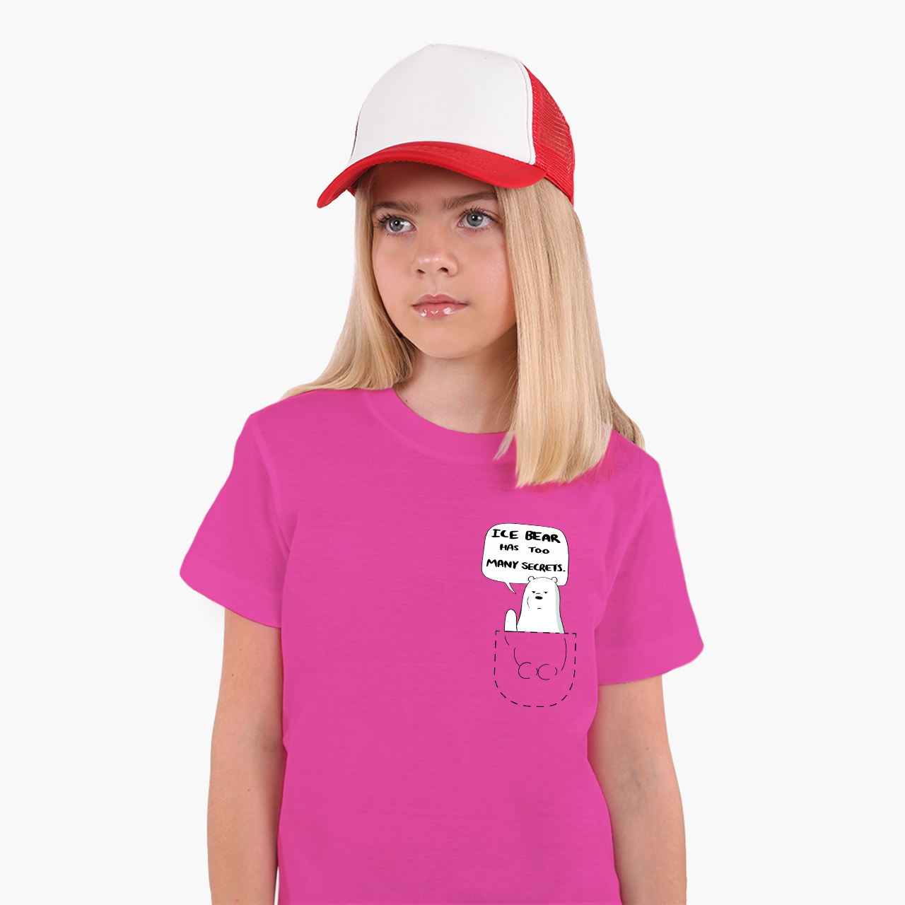 Детская футболка для девочек Вся правда о медведях (We Bare Bears) (25186-2904-68) 122-128 см Хлопок Темно-розовый
Детская футболка для девочек Вся правда о медведях (We Bare Bears) (25186-2904-68) 122-128 см Хлопок Темно-розовый