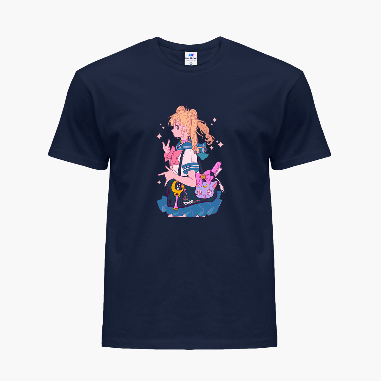 Детская футболка для девочек Сейлор Мун (Sailor Moon) (25186-2910-83) 158-164 см Хлопок Темно-синий
Детская футболка для девочек Сейлор Мун (Sailor Moon) (25186-2910-83) 158-164 см Хлопок Темно-синий