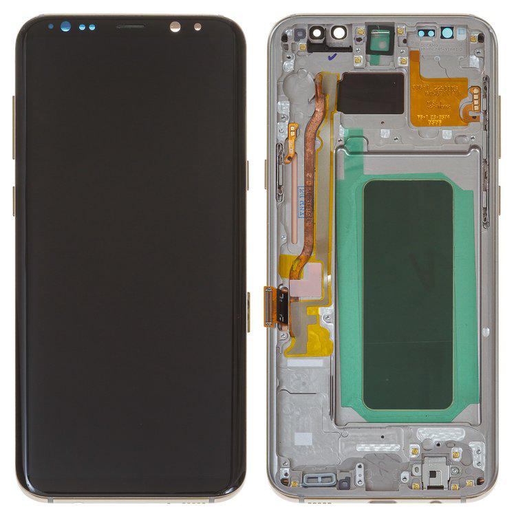 Дисплей для Samsung G955 Galaxy S8 Plus, золотистий, із сенсорним екраном, з рамкою, оригінал (переклеєне скло), maple gold
Дисплей для Samsung G955 Galaxy S8 Plus, золотистий, із сенсорним екраном, з рамкою, оригінал (переклеєне скло), maple gold