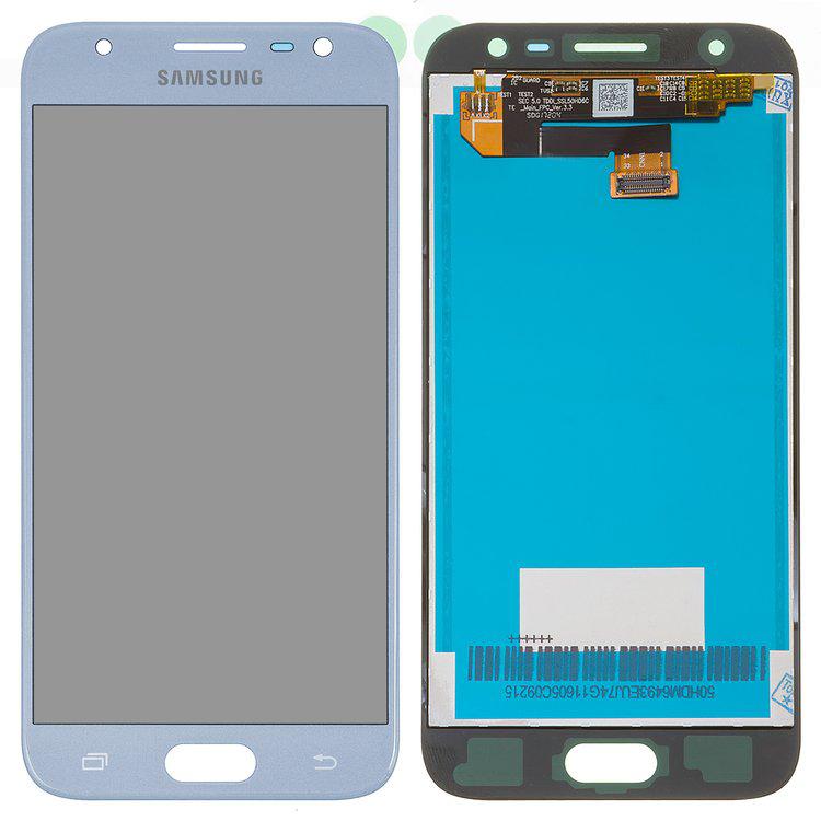 Дисплей для Samsung J330 Galaxy J3 (2017), блакитний, із сенсорним екраном, оригінал (переклеєне скло)
Дисплей для Samsung J330 Galaxy J3 (2017), блакитний, із сенсорним екраном, оригінал (переклеєне скло)