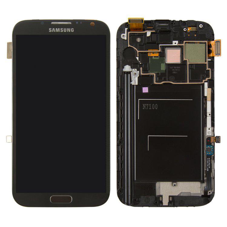 Дисплей для Samsung N7100 Note 2, сірий, із сенсорним екраном, з передньою панеллю, оригінал (переклеєне скло)
Дисплей для Samsung N7100 Note 2, сірий, із сенсорним екраном, з передньою панеллю, оригінал (переклеєне скло)