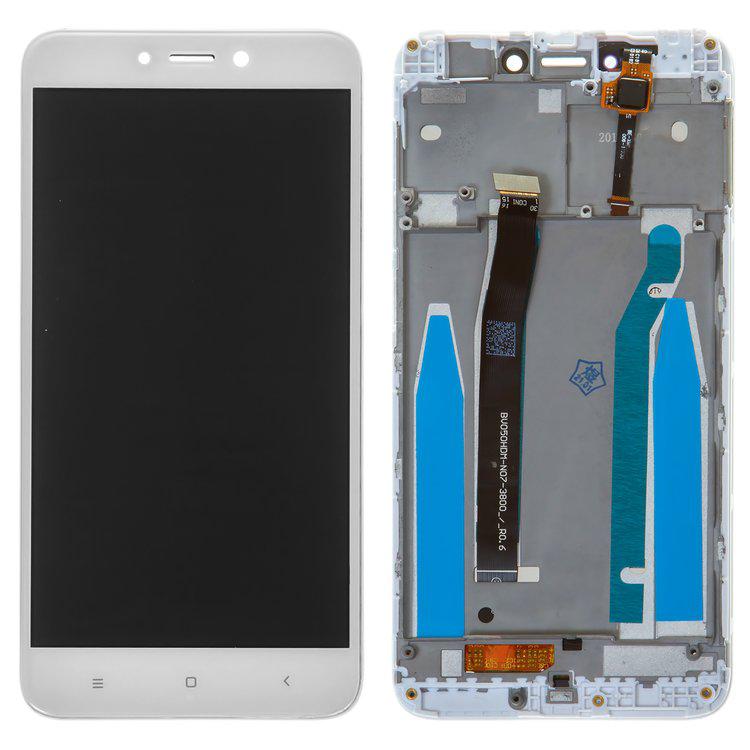 Дисплей для Xiaomi Redmi 4X, білий, із сенсорним екраном, з рамкою, High Copy
Дисплей для Xiaomi Redmi 4X, білий, із сенсорним екраном, з рамкою, High Copy