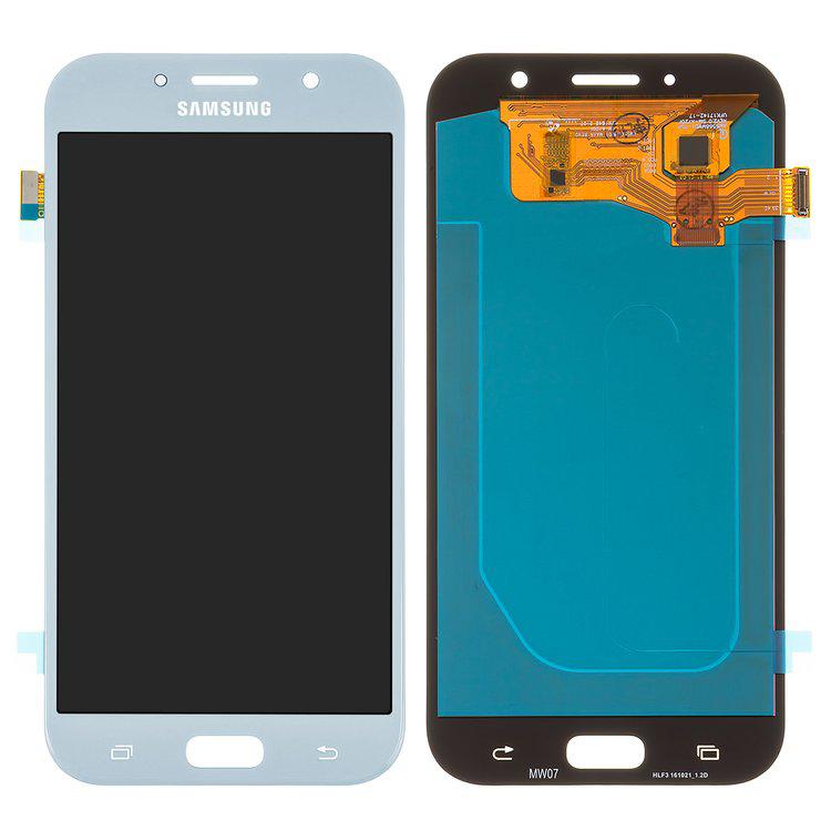 Дисплей для Samsung A720 Galaxy A7 (2017), блакитний, із сенсорним екраном, (OLED), High Copy, blue mist
Дисплей для Samsung A720 Galaxy A7 (2017), блакитний, із сенсорним екраном, (OLED), High Copy, blue mist