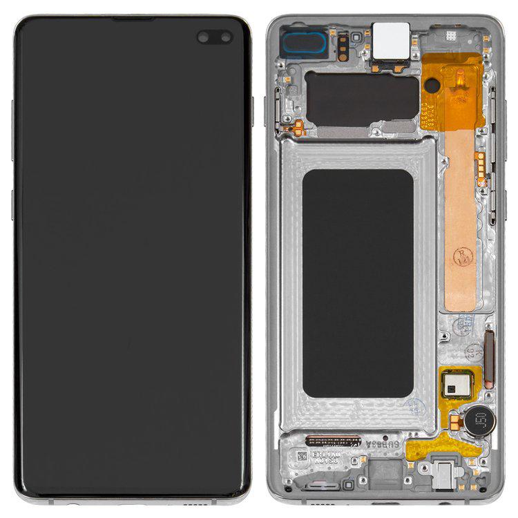 Дисплей для Samsung G975 Galaxy S10 Plus, білий, із сенсорним екраном, з рамкою, Original (PRC), original glass
Дисплей для Samsung G975 Galaxy S10 Plus, білий, із сенсорним екраном, з рамкою, Original (PRC), original glass