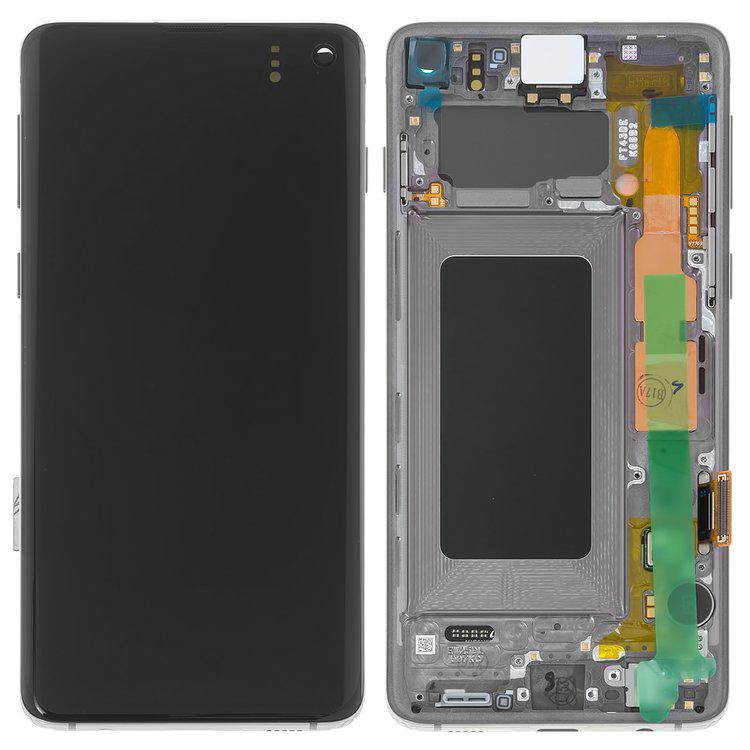 Дисплей для Samsung G973 Galaxy S10, чорний, із сенсорним екраном, з рамкою, Original, сервісне опаковання, #GH82-18850A/GH82-18835A
Дисплей для Samsung G973 Galaxy S10, чорний, із сенсорним екраном, з рамкою, Original, сервісне опаковання, #GH82-18850A/GH82-18835A
