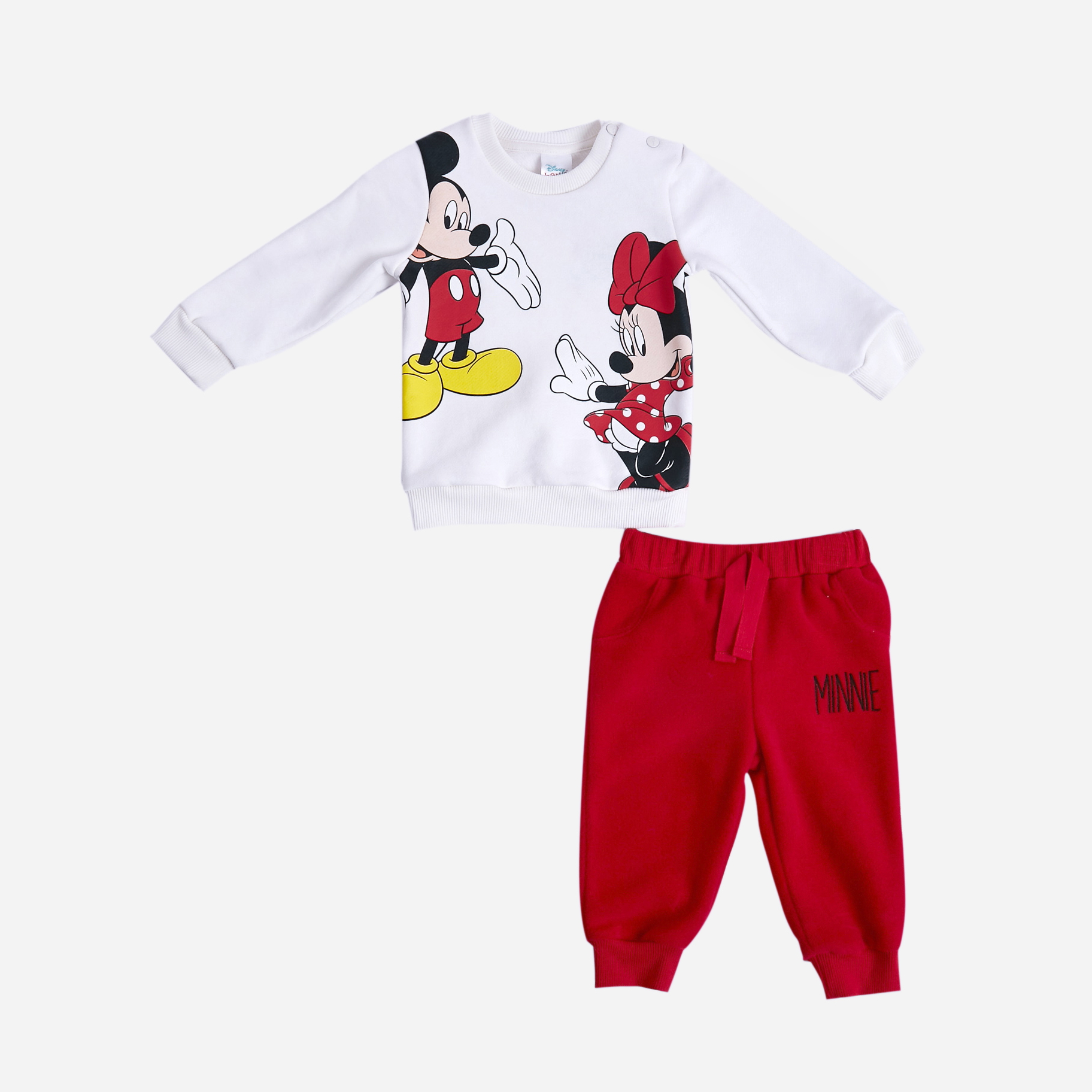 Спортивный костюм Disney Minnie Mouse MN18383 86-92 см Бело-красный 
Спортивный костюм Disney Minnie Mouse MN18383 86-92 см Бело-красный