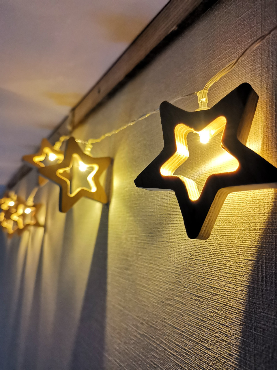 Светодиодная гирлянда из натурального дерева звездочки Wooden Stars 10 1,8m 2AA Handmade
Светодиодная гирлянда из натурального дерева звездочки Wooden Stars 10 1,8m 2AA Handmade