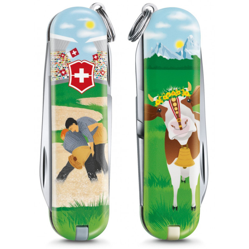 Складной нож Victorinox CLASSIC LE "Swiss Wrestling" 58мм/1сл/7функ/цветн/чехол /ножн
Складной нож Victorinox CLASSIC LE "Swiss Wrestling" 58мм/1сл/7функ/цветн/чехол /ножн