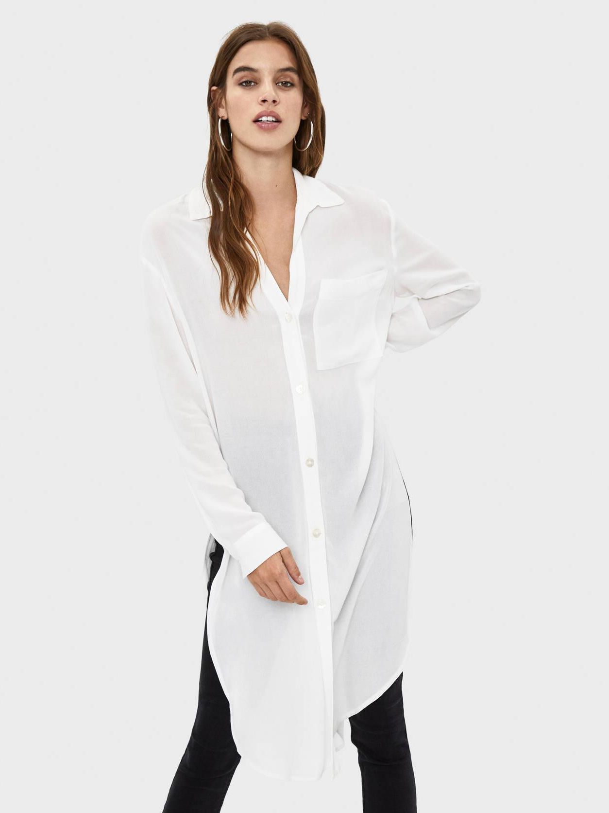 Рубашка Bershka XAZ238395TPKJ XS Белая
Рубашка Bershka XAZ238395TPKJ XS Белая