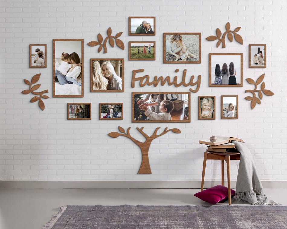 Семейное дерево для фотографий 13 рамок LikeWood Family L 182 × 115 см Светлый орех
Семейное дерево для фотографий 13 рамок LikeWood Family L 182 × 115 см Светлый орех