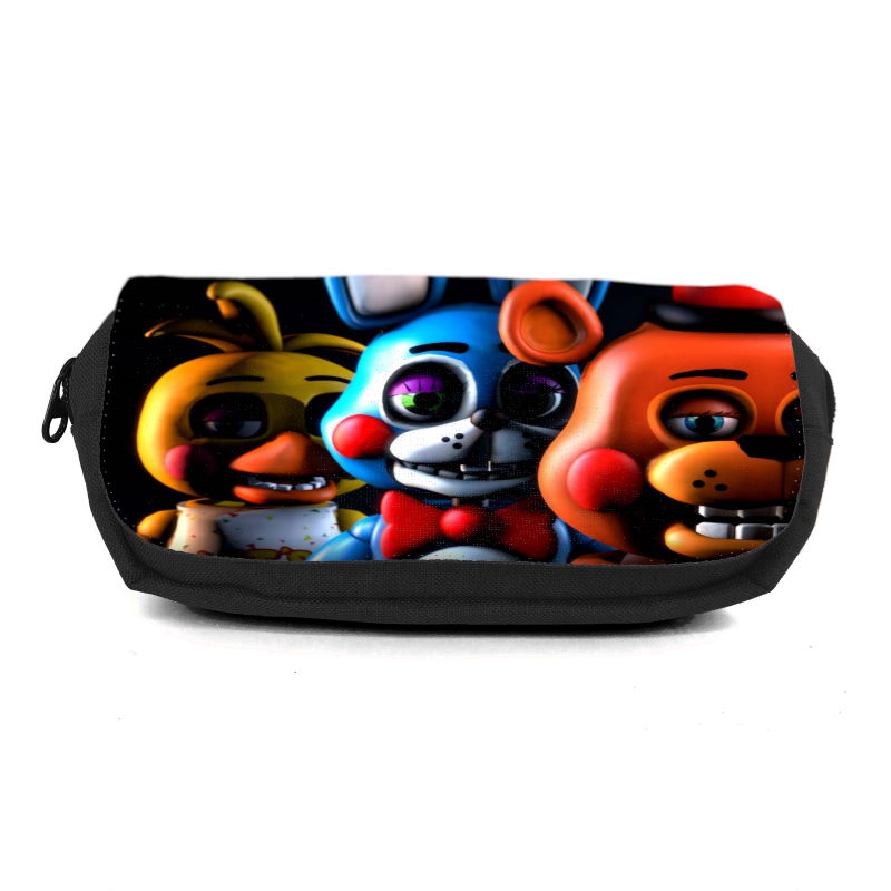 Школьный пенал Аниматроники 0001 (Пять ночей Фрэдди) органайзер универсальный (FNAF-0001-blc) черный
Школьный пенал Аниматроники 0001 (Пять ночей Фрэдди) органайзер универсальный (FNAF-0001-blc) черный