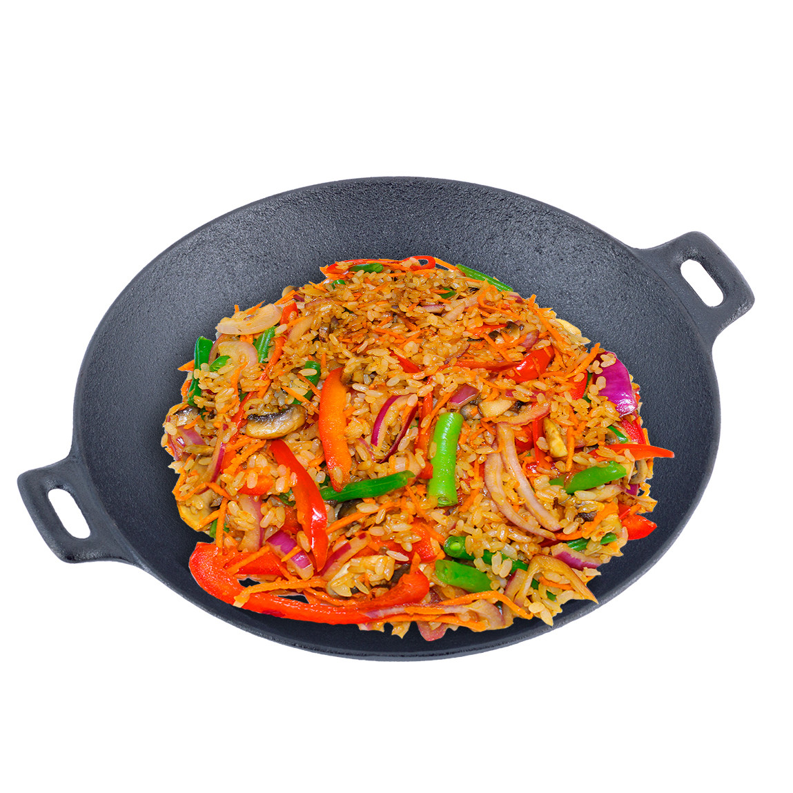 Cковорода чугунная Wok 30см со стеклянной крышкой Kamille для индукции и газа KM-4814V
Cковорода чугунная Wok 30см со стеклянной крышкой Kamille для индукции и газа KM-4814V