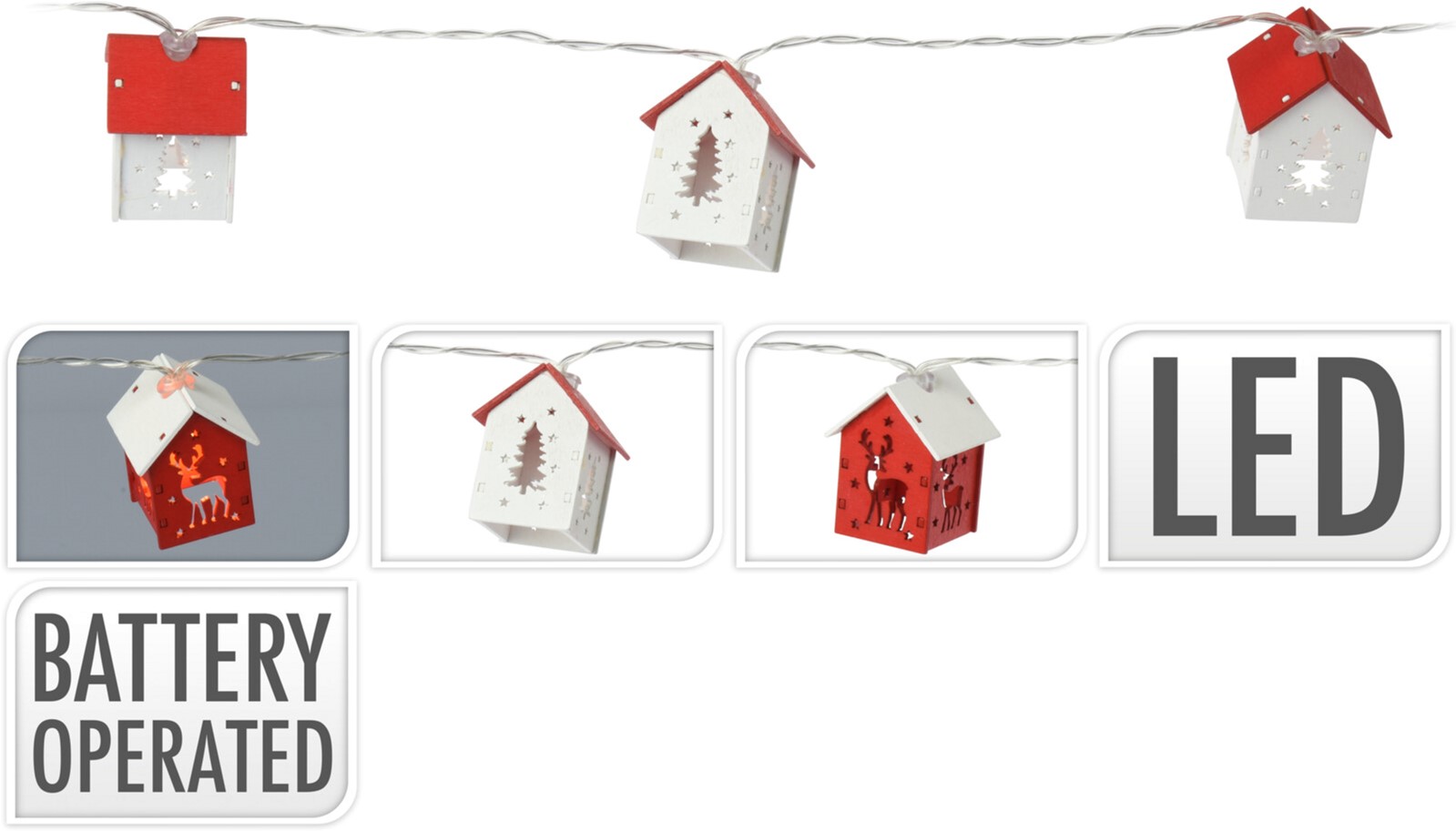 Гирлянда Christmas Decoration с фигурками домов на 10 светодиодных лампочек теплого белого цвета 180 см (AX5308000)
Гирлянда Christmas Decoration с фигурками домов на 10 светодиодных лампочек теплого белого цвета 180 см (AX5308000)