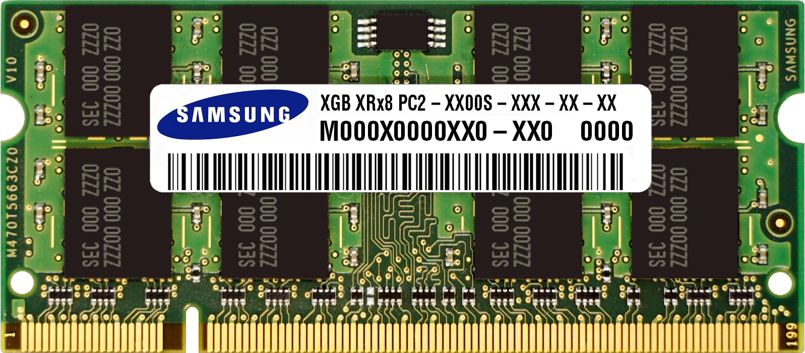 Оперативна пам'ять Samsung SODIMM DDR2 2Gb 667MHz PC2-5300 (M470T5663RZ3-CE6-0307)
Оперативна пам'ять Samsung SODIMM DDR2 2Gb 667MHz PC2-5300 (M470T5663RZ3-CE6-0307)
