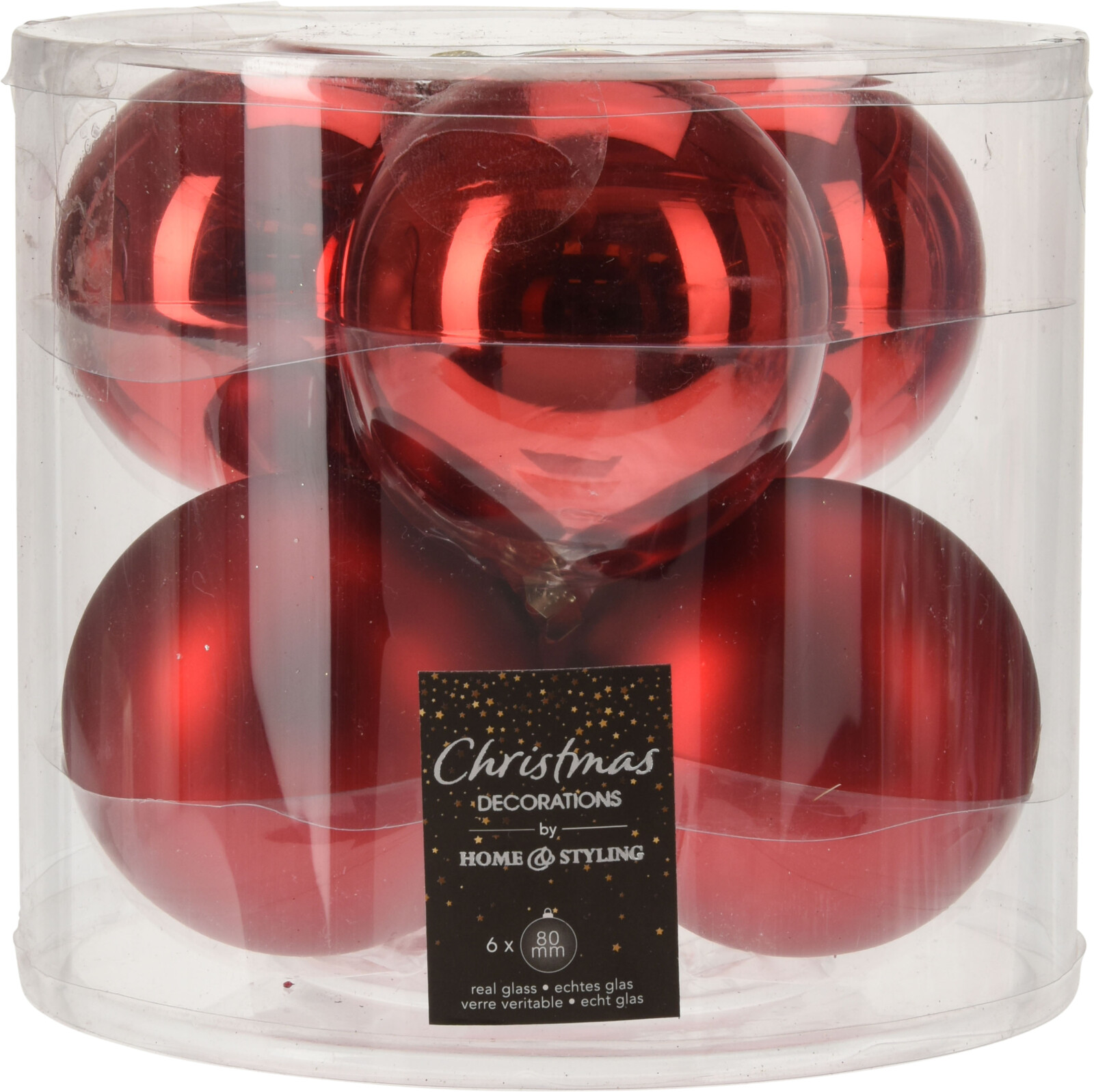 Набор елочных шаров Christmas Decoration 8 см 6 шт красный (ABR702520)
Набор елочных шаров Christmas Decoration 8 см 6 шт красный (ABR702520)