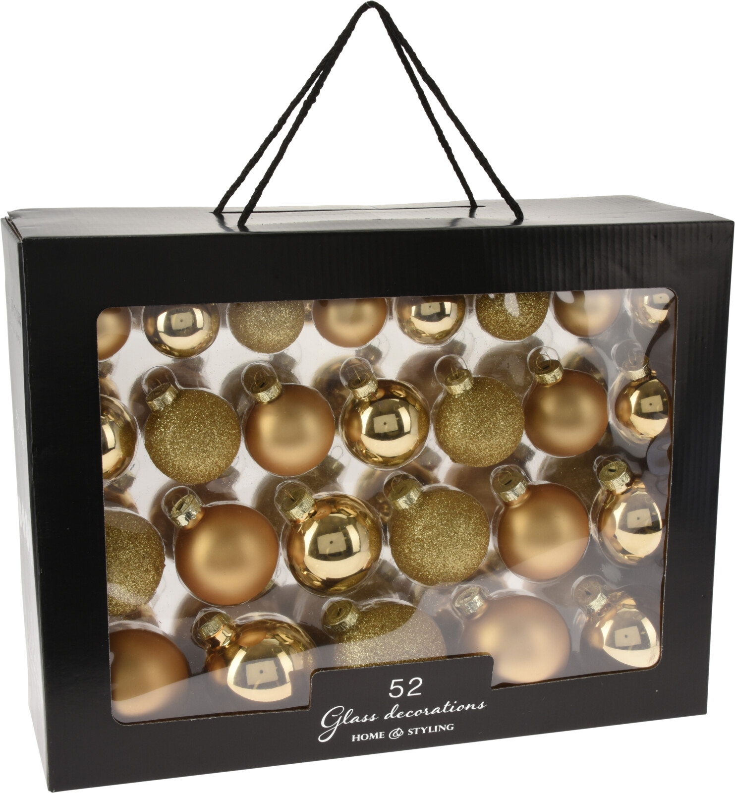 Набор елочных шаров Home & Styling Collection 52 шт золото (AVK200000)
Набор елочных шаров Home & Styling Collection 52 шт золото (AVK200000)