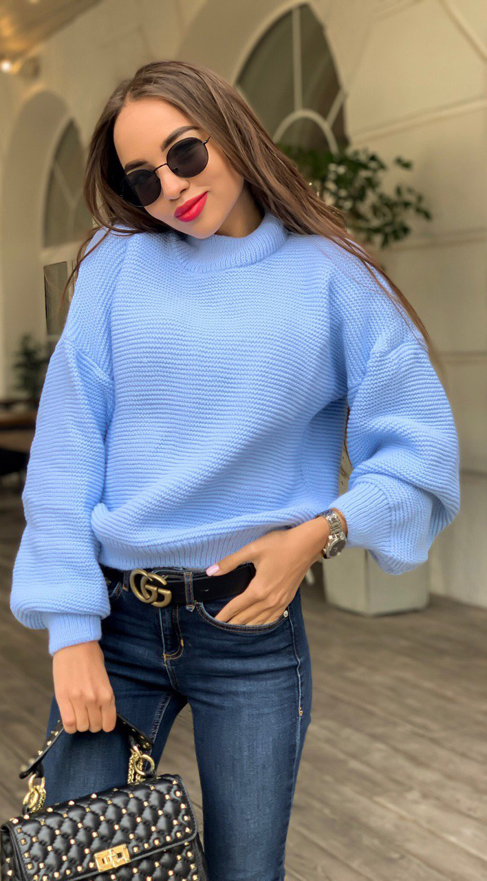 Fashions • Свитер женский Agnes Fashions - голубой, Fashions • Свитер женский Agnes Fashions 42-48 голубой
Fashions • Свитер женский Agnes Fashions - голубой, Fashions • Свитер женский Agnes Fashions 42-48 голубой
