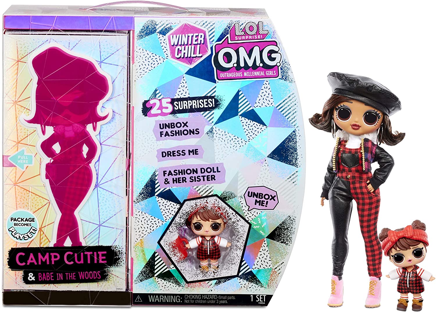 Кукла ЛОЛ Милашка Кемп с маленькой сестрой и 25 сюрпризов LOL Surprise Cutie Fashion Doll Sister Babe in The Woods Doll MGA 570257
Кукла ЛОЛ Милашка Кемп с маленькой сестрой и 25 сюрпризов LOL Surprise Cutie Fashion Doll Sister Babe in The Woods Doll MGA 570257