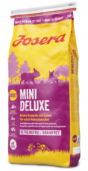 Беззерновой сухой корм Josera (Йозера) MiniDeluxe для взрослых собак малых пород ягненок 15 кг
Беззерновой сухой корм Josera (Йозера) MiniDeluxe для взрослых собак малых пород ягненок 15 кг
