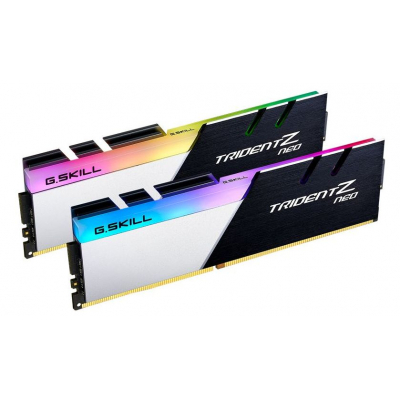 Модуль памяти для компьютера DDR4 16GB (2x8GB) 3600 MHz Trident Z Neo G.Skill (F4-3600C14D-16GTZNB)
Модуль памяти для компьютера DDR4 16GB (2x8GB) 3600 MHz Trident Z Neo G.Skill (F4-3600C14D-16GTZNB)