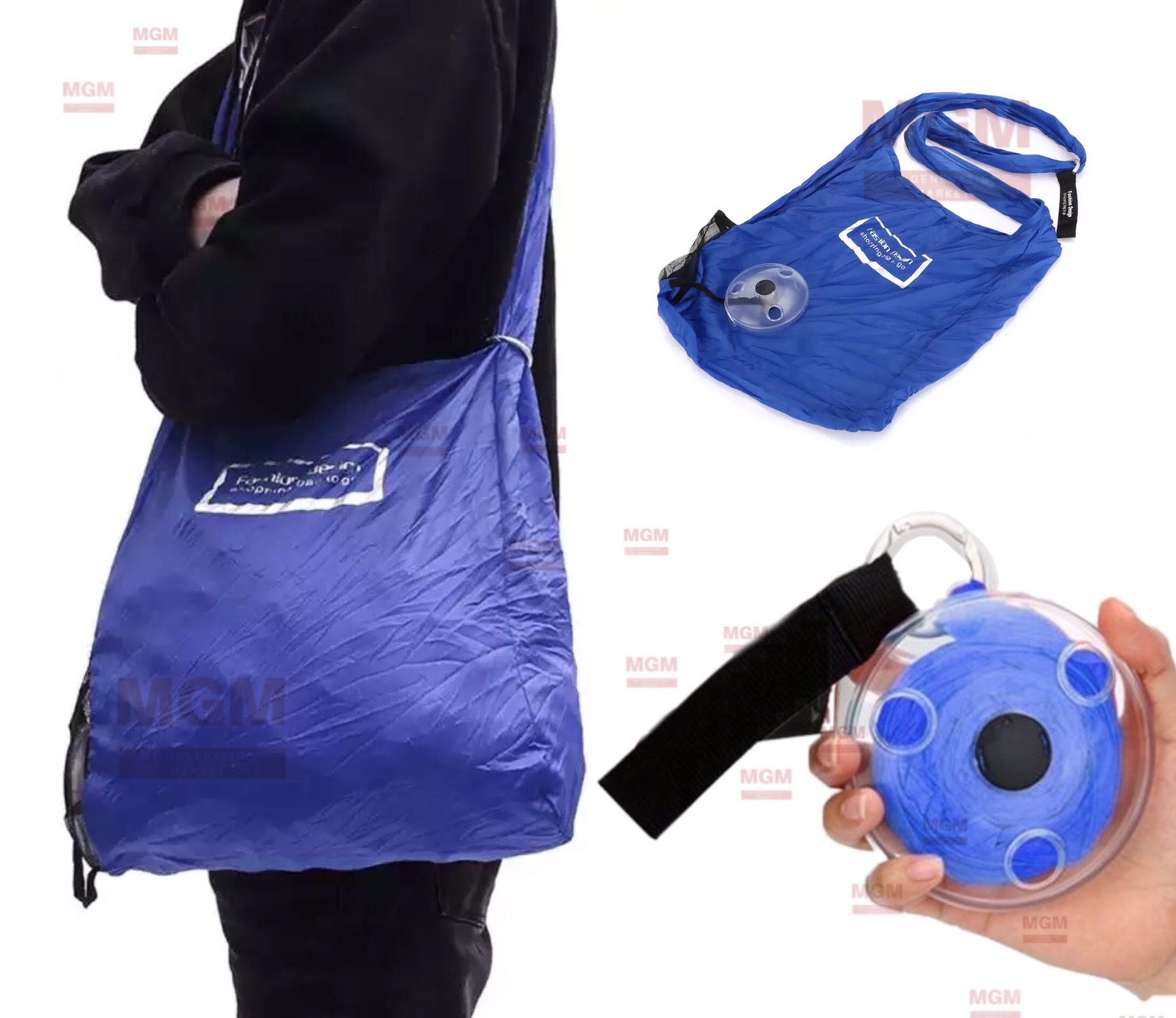 Cкладная сумка - шоппер для ежедневной носки SHOPPING BAG TO ROLL для покупок на каждый день - сворачиваемая в чехол брелок Синий / Чёрный
Cкладная сумка - шоппер для ежедневной носки SHOPPING BAG TO ROLL для покупок на каждый день - сворачиваемая в чехол брелок Синий / Чёрный