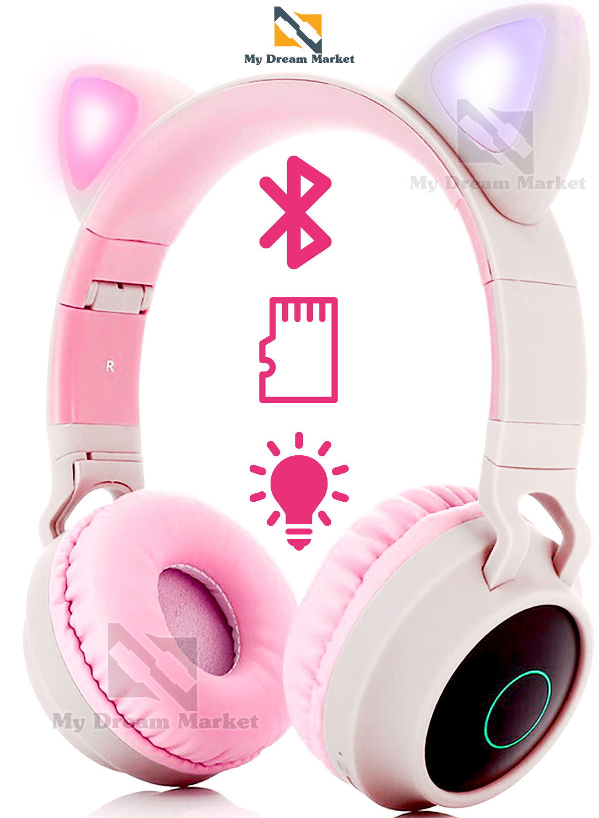 Беспроводные наушники детские Wireless Cat W-27 Серые с подсветкой детские Bluetooth MP3 плеер кошачьи ушки Регулируемый размер
Беспроводные наушники детские Wireless Cat W-27 Серые с подсветкой детские Bluetooth MP3 плеер кошачьи ушки Регулируемый размер