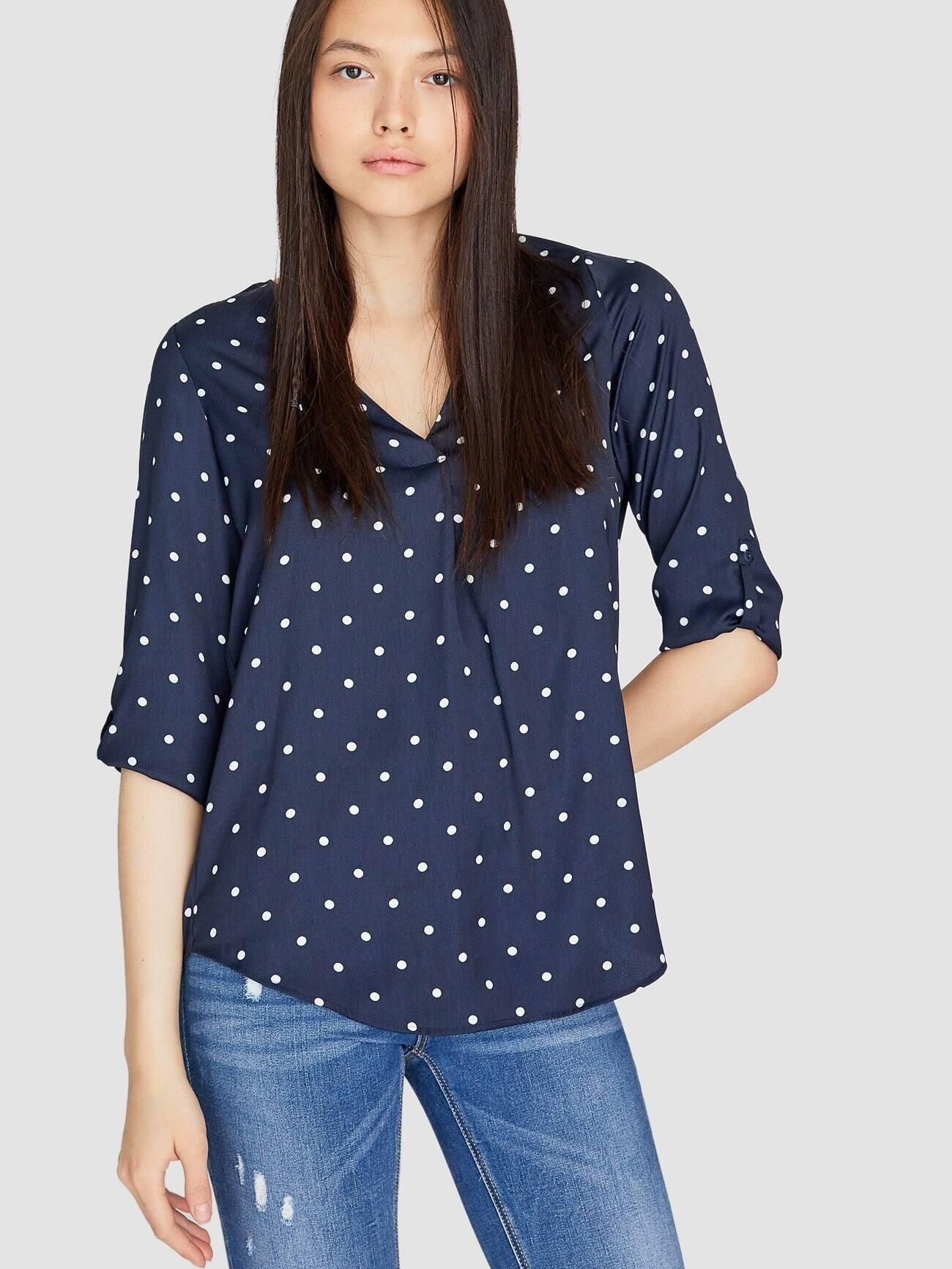 Блузка Stradivarius XAZ231670GGQS Темно-синяя с белым, Блузка Stradivarius XAZ231670GGQS L Темно-синяя с белым
Блузка Stradivarius XAZ231670GGQS Темно-синяя с белым, Блузка Stradivarius XAZ231670GGQS L Темно-синяя с белым