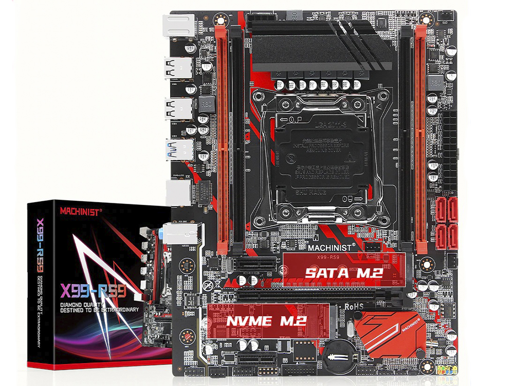 Материнская плата Machinsit X99 LGA 2011-3 SATA 3.0 PCI-E M.2 поддержка процессора Xeon E5 V3 V4 Красный (1010-251-00)
Материнская плата Machinsit X99 LGA 2011-3 SATA 3.0 PCI-E M.2 поддержка процессора Xeon E5 V3 V4 Красный (1010-251-00)