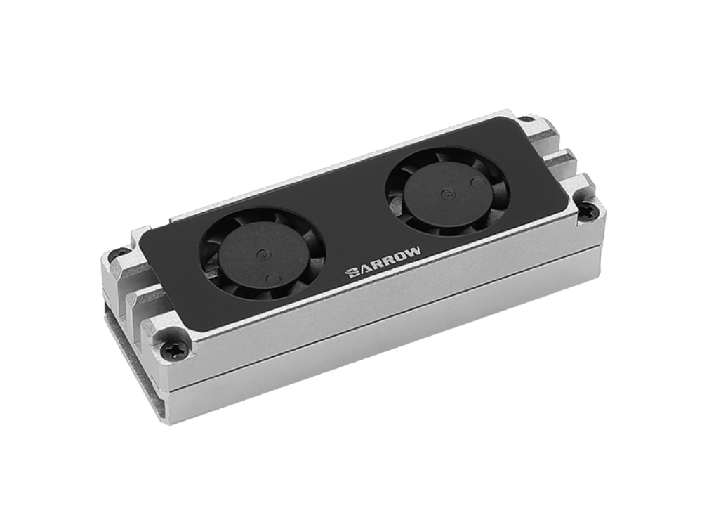 Радиатор охлаждения алюминиевый BARROW Для SSD M2 2280 с двумя вентиляторами Серебристый (1009-941-00)
Радиатор охлаждения алюминиевый BARROW Для SSD M2 2280 с двумя вентиляторами Серебристый (1009-941-00)