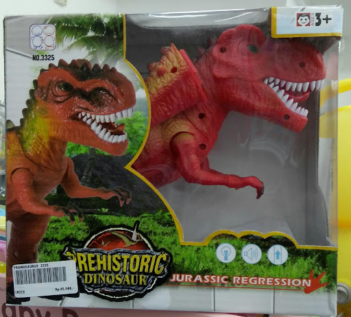 Интерактивная игрушка Динозавр Tyrannosaur красный со световыми и звуковыми эффектами (3325)
Интерактивная игрушка Динозавр Tyrannosaur красный со световыми и звуковыми эффектами (3325)