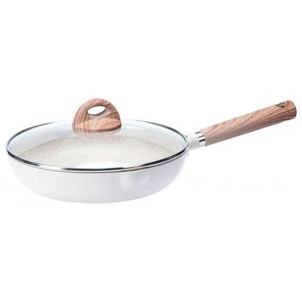 Сковорода литая с антипригарным покрытием Desert Marble с ручкой Soft Touch и стеклянной крышкой 20 см Con Brio СВ-2028
Сковорода литая с антипригарным покрытием Desert Marble с ручкой Soft Touch и стеклянной крышкой 20 см Con Brio СВ-2028