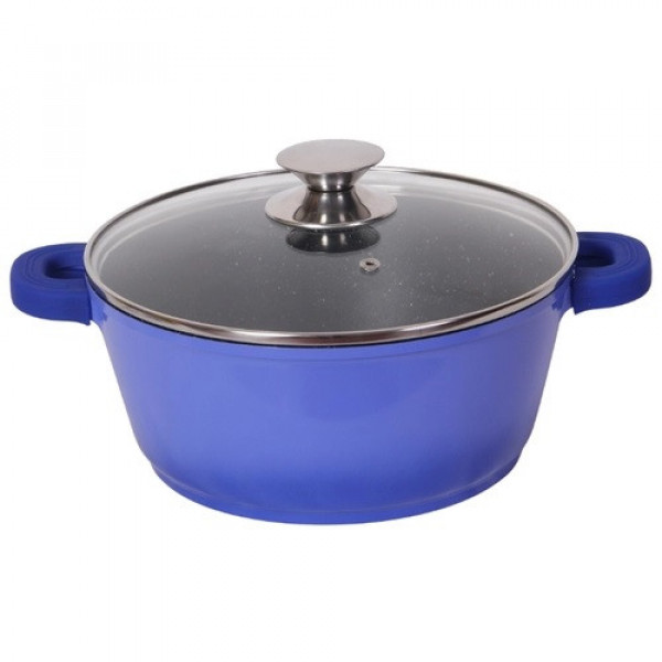 Кастрюля с мраморным антипригарным покрытием с крышкой 3.9 л Bohmann ВН-7324 MRB Индукция
Кастрюля с мраморным антипригарным покрытием с крышкой 3.9 л Bohmann ВН-7324 MRB Индукция