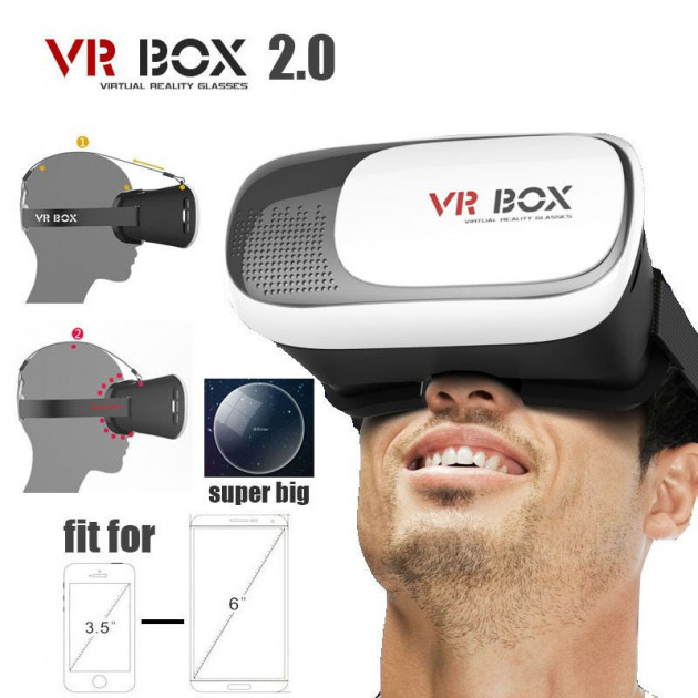 Очки виртуальной реальности с пультом для смартфона Bluetooth VR BOX 2.0 PRO 3D NEW виртуальные очки для телефона Original
Очки виртуальной реальности с пультом для смартфона Bluetooth VR BOX 2.0 PRO 3D NEW виртуальные очки для телефона Original