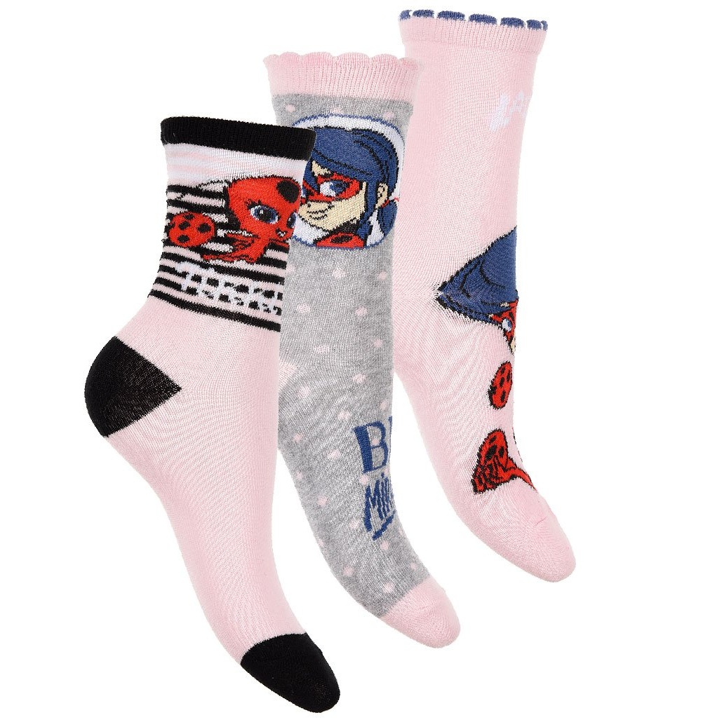 Носки 3 пары Disney Miraculous Ladybug (Леди Баг и Супер-Кот) 023/026 р Разноцвет ET06331
Носки 3 пары Disney Miraculous Ladybug (Леди Баг и Супер-Кот) 023/026 р Разноцвет ET06331