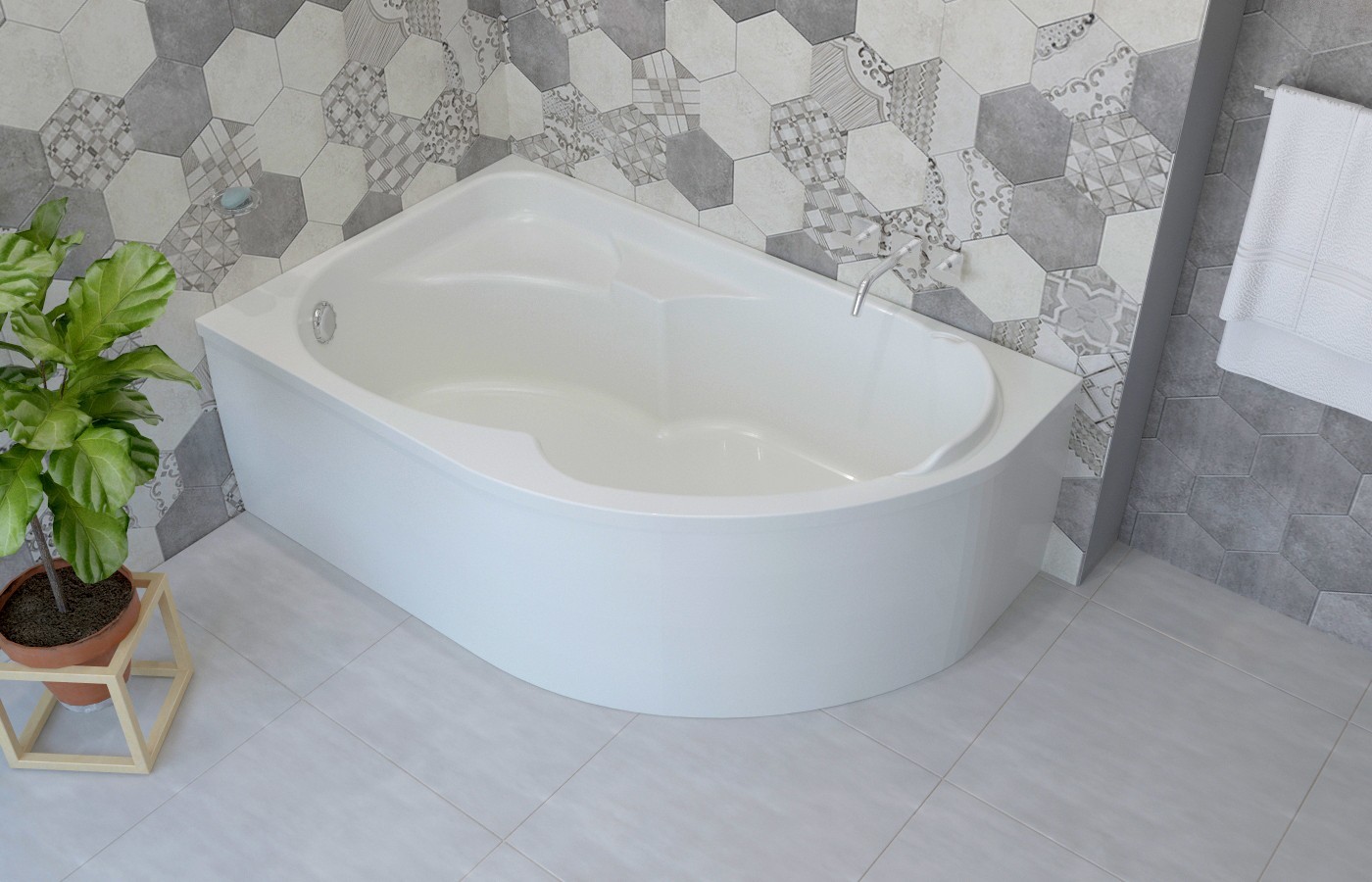 Акриловая ванна Lavinia Boho Grance Hill 170x105 см (левый разворот) без ножек 3703170L
Акриловая ванна Lavinia Boho Grance Hill 170x105 см (левый разворот) без ножек 3703170L
